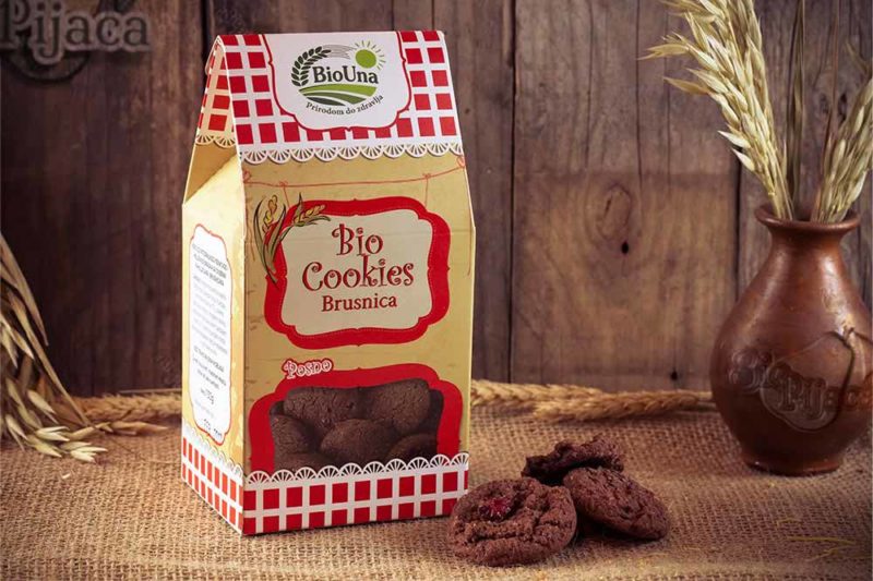 Integralni keks Biocookies sa brusnicom - BioPijaca - Zdrava ishrana
