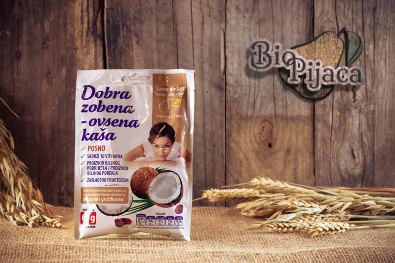 Dobra ovsena kaša kokos - BioPijaca - Zdrava ishrana